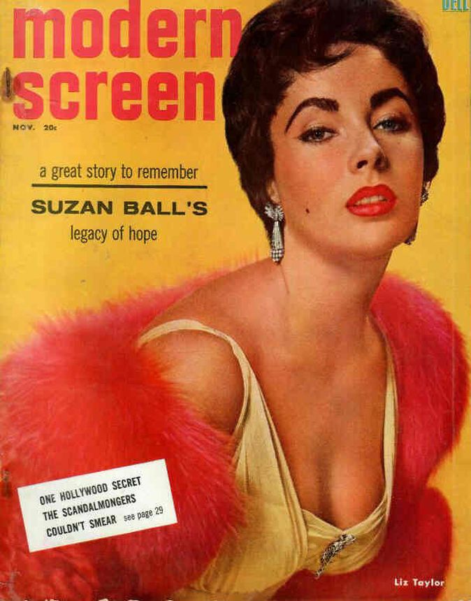 MODERN SCREEN magazine side cover Issue 300 November 1955